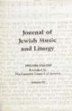 Journal Of Jewish Music and Liturgy 1983-1984- Vol 6